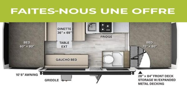 W-GET-921 Neuf Forest River Rockwood  2280BHESP 2024 a vendre 1