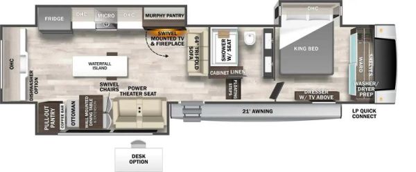 W-GET-395WOW Neuf Forest River Cedar Creek 395WOW 2025 a vendre 1