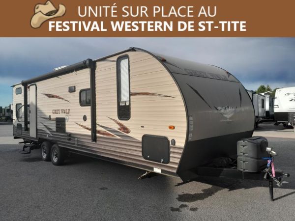 A5854B Occasion Forest River Cherokee Grey Wolf 26CKS 2017 a vendre1