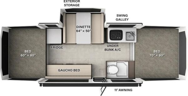 W-GET-2521 Neuf Forest River Rockwood 2380fT 2026 a vendre1