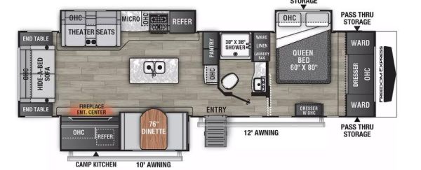 W-GET-324RLDS Neuf Coachmen Freedom Express 324RLDS 2025 a vendre 1