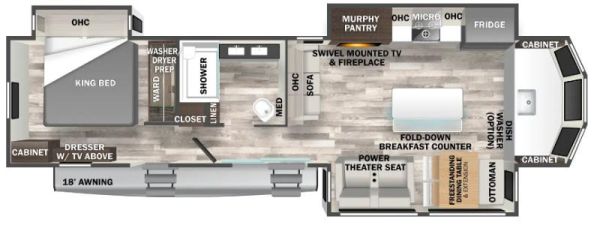 W-GET-40CFK2 Neuf Forest River Cedar Creek Cottage 40CFK2 2024 a vendre 1