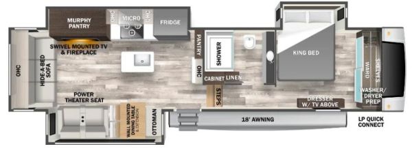 W-GET-3425RL Neuf Forest River Cedar Creek Experience 3425RL 2024 a vendre 1