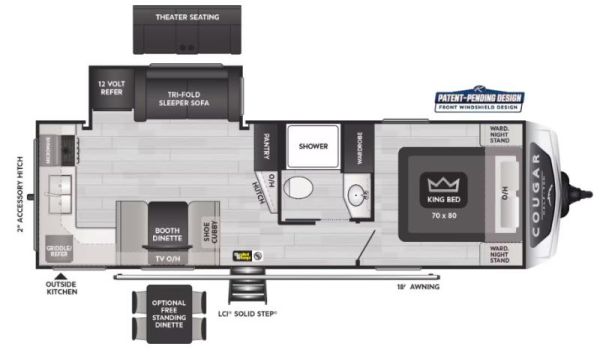 W-GET-25MLE Neuf KEYSTONE 25MLE Cougar 2024 a vendre 1