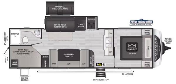 W-GET-27BHS Neuf KEYSTONE Cougar 27BHS 2024 a vendre 1