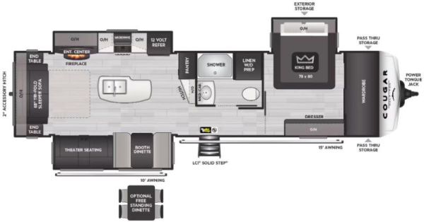 W-GET-33RLI Neuf KEYSTONE Cougar 33RLI 2024 a vendre 1