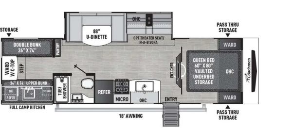 W-GET-292BHDS Neuf COACHMEN Freedom Express Liberty 292BHDS 2025 a vendre1
