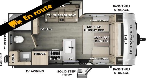 W-GET-2545 Neuf Forest River Rockwood Mini Lite 2108RB 2026 a vendre1