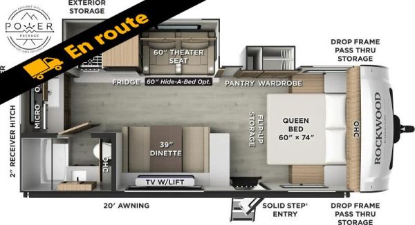 W-GET-2548 Neuf Forest River Rockwood Mini Lite 2522FB 2026 a vendre1