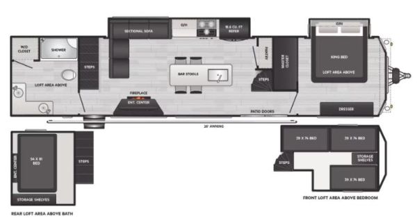 W-GET-391CLDL Neuf KEYSTONE 391CLDL Retreat 2026 a vendre1