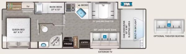 W-GET-719 Neuf Thor Motor Coach Echelon LF31 2026 a vendre1