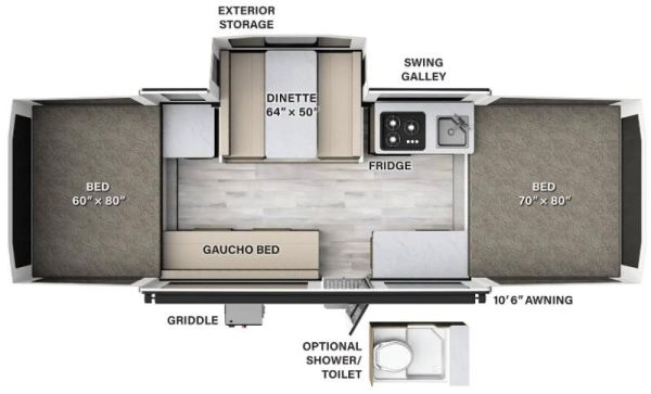 W-GET-R2318G Neuf Forest River Rockwood 2318FT 2026 a vendre1