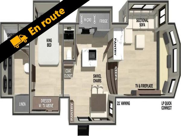 W-GET-2541 Neuf Forest River Cedar Creek 413FWC 2026 a vendre1