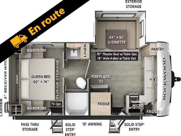 W-GET-2549 Neuf Forest River Rockwood Mini Lite 2506FK 2026 a vendre1
