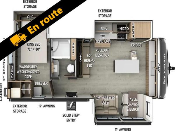 W-GET-2550 Neuf Forest River Rockwood Signature 8339FK 2026 a vendre1