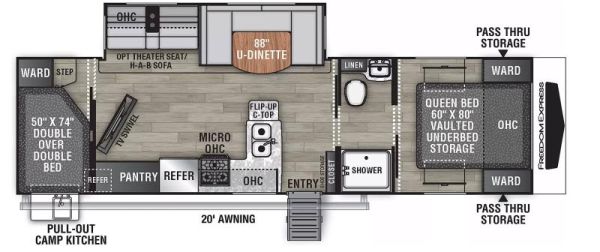 W-GET-294BHDS Neuf Coachmen Freedom Express 294BHDS 2025 a vendre1