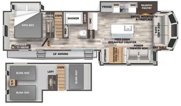 W-GET-40CDL Neuf Forest River Cedar Creek Cottage 40CDL 2025 a vendre1