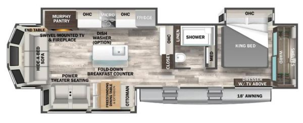 W-GET-40CRS Neuf Forest River Cedar Creek Cottage 40CRS 2025 a vendre1
